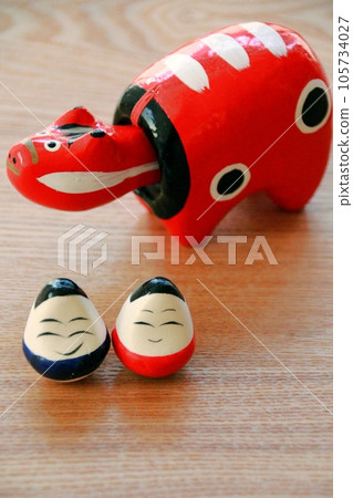 福島縣的鄉土玩具“赤壁子”和“衝上小星” 105734027