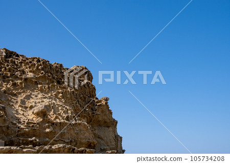 Iwami Tatamigaura Beautiful contrast between the uplifted quay and the blue sky Hamada City, Shimane Prefecture Iwami Tatamigaura Beautiful contrast between the uplifted quay and the blue sky Hamada City, Shimane Prefecture 105734208