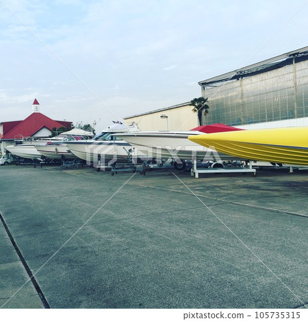 landscape with boats 105735315