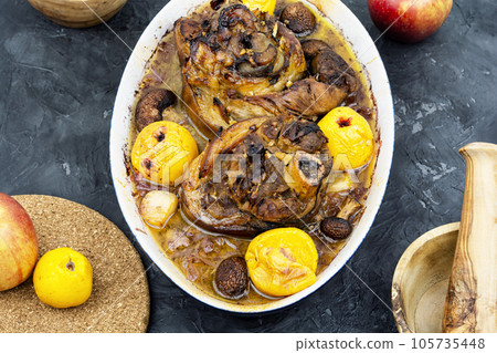 Fried pork knuckle 105735448