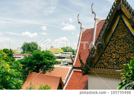 The Golden Mount Wat Saket in Bangkok, Thailand The Golden Mount Wat Saket in Bangkok, Thailand 105735498