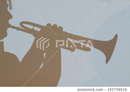 the trumpet, a brass instrument 105736016