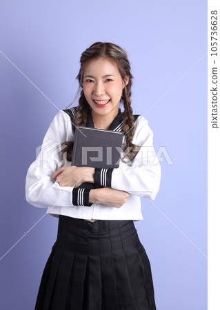 Asian Student Girl Asian Student Girl 105736628