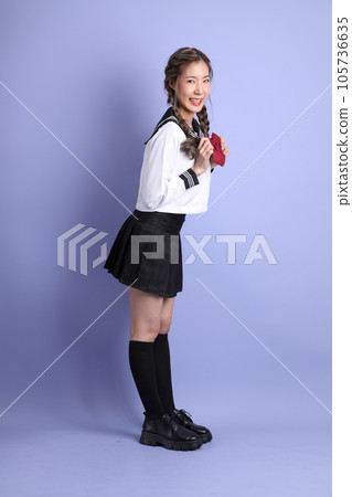 Asian Student Girl Asian Student Girl 105736635