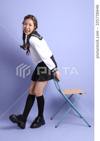 Asian Student Girl Asian Student Girl 105736646