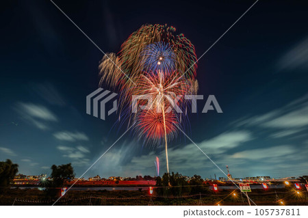 The 70th Toda Bridge Fireworks Festival SkyFantasia East and West Light Banquet The 70th Toda Bridge Fireworks Festival SkyFantasia East and West Light Banquet 105737811