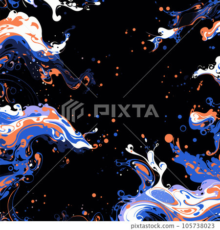 Colorful marble pattern ink painting AI image purple vector Colorful marble pattern ink painting AI image purple vector 105738023