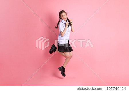 Asian Student Girl Asian Student Girl 105740424