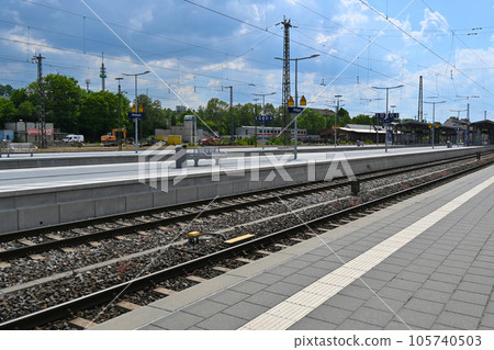 Deutsche Bahn/Ansbach Station/Germany Deutsche Bahn/Ansbach Station/Germany 105740503