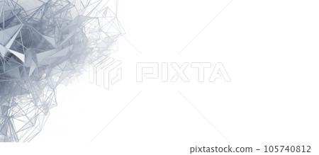 Abstract geometric background. Plexus mesh backdrop. 105740812