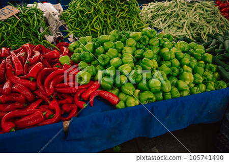 Pepper trading in the Turkish market 105741490