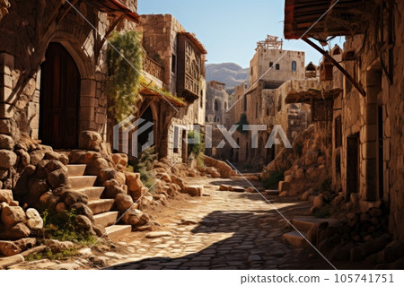 中東廢棄城市：AI 創作 105741751