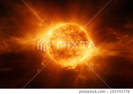 燃燒的太陽:人工智能發揮作用 燃燒的太陽:人工智能發揮作用 105741776