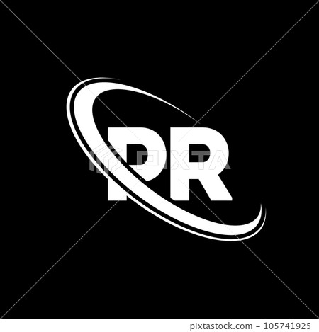 PR Letter Logo Design. Initial Letters PR Logo Icon. Abstract Letter PR P R  Minimal Logo Design Template Stock Vector - Illustration of letter, device:  193501420