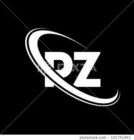 Pz P Z Red Black Vector & Photo (Free Trial) | Bigstock