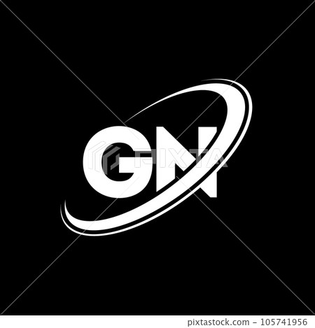 Premium Vector | Gn logo design