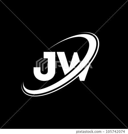 JW J W letter logo design. Initial letter JW linked circle uppercase monogram logo red and blue. JW logo, J W design. jw, j w JW J W letter logo design. Initial letter JW linked circle uppercase monogram logo red and blue. JW logo, J W design. jw, j w 105742074