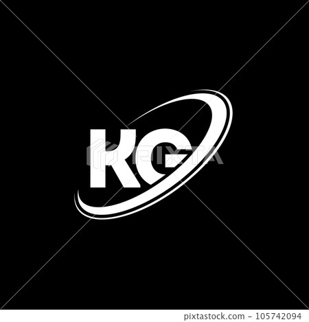 KG Logo Design Template Vector Graphic Branding Element. Stock Vector |  Adobe Stock