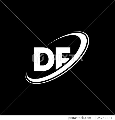 Premium Vector | Df logo design template vector graphic branding element