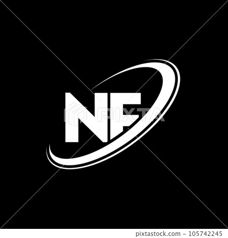 NF N F letter logo design. Initial letter NF linked circle uppercase monogram logo red and blue. NF logo, N F design. nf, n f NF N F letter logo design. Initial letter NF linked circle uppercase monogram logo red and blue. NF logo, N F design. nf, n f 105742245