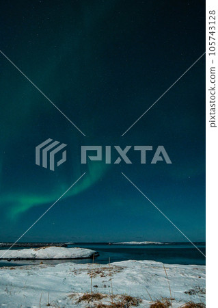 Aurora Borealis in Arctic Norway 105743128