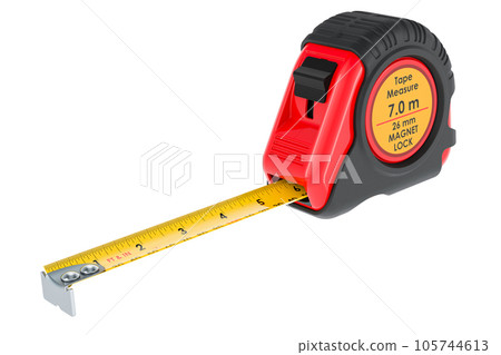 Tape measure, 3D rendering Tape measure, 3D rendering 105744613