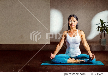 瑜伽班老師、教練、培訓師 | 冥想、鍛煉、鍛煉 | 水彩畫 | 文本空間 | 生成 瑜伽班老師、教練、培訓師 | 冥想、鍛煉、鍛煉 | 水彩畫 | 文本空間 | 生成 105745245