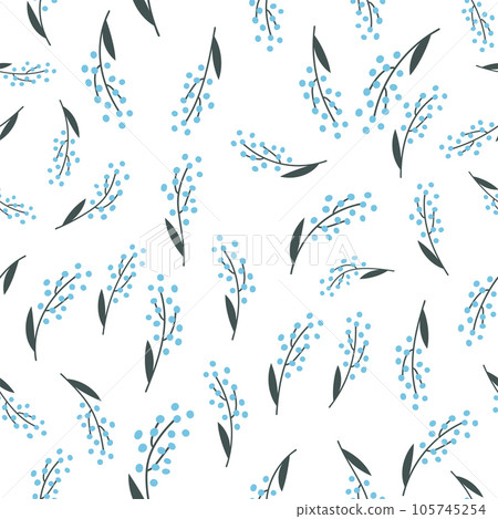 Spring seamless pattern with lily of the valley flowers Spring seamless pattern with lily of the valley flowers 105745254