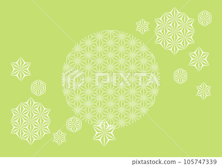 日本模式背景大麻葉 105747339