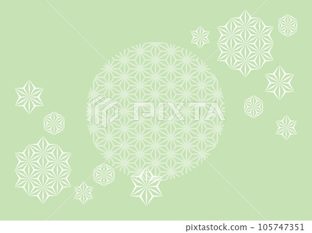 日本模式背景大麻葉 105747351