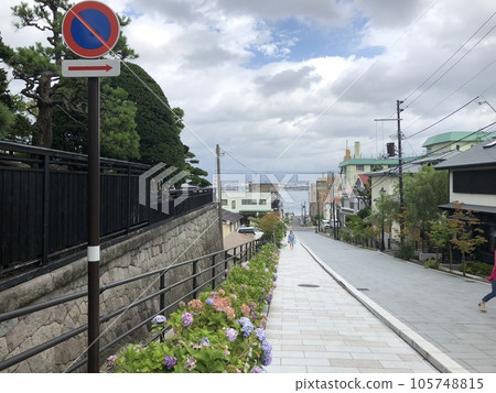 Hakodate Slope leading to the sea Hakodate Slope leading to the sea 105748815