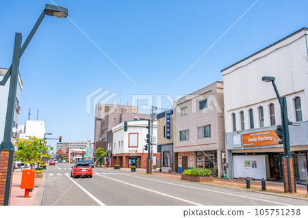 In front of Furano Station Higashi 5-jo Dori Saiwaicho In front of Furano Station Higashi 5-jo Dori Saiwaicho 105751238