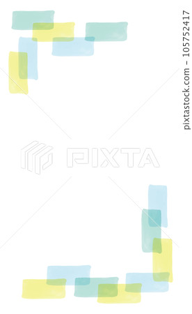 Watercolor style tile pattern background material 105752417