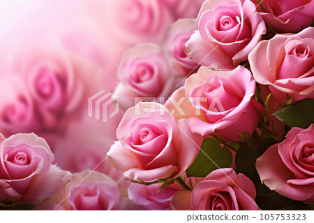 pink rose background material 105753323