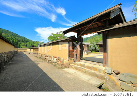 [Fukui Prefecture] Ichijodani Asakura clan ruins in fine weather (restoration townscape) 105753613