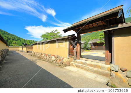 [Fukui Prefecture] Ichijodani Asakura clan ruins in fine weather (restoration townscape) 105753616
