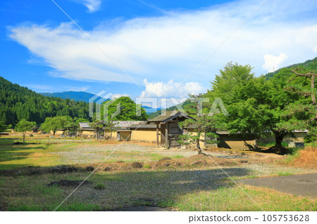 [Fukui Prefecture] Ichijodani Asakura clan ruins in fine weather (restoration townscape) 105753628