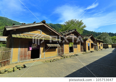[Fukui Prefecture] Ichijodani Asakura clan ruins in fine weather (restoration townscape) 105753647