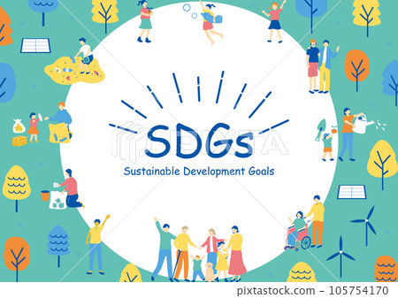 SDGs Sustainable Society Material Collection 105754170