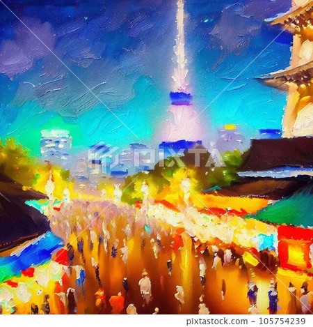 月夜風景 105754239
