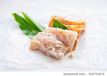 Marlin pickled in miso and sake lees Marlin pickled in miso and sake lees 105754874