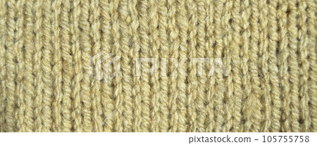 Handmade knitted fabric grey wool background texture 105755758