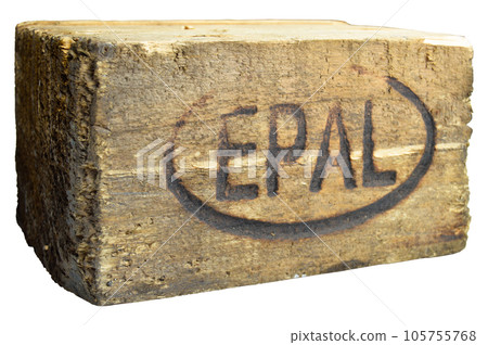 Wood pallet feet used in transport and storage, international logo euro epal pallet Wood pallet feet used in transport and storage, international logo euro epal pallet 105755768