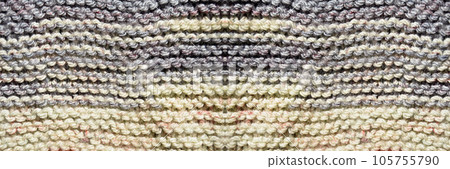 Handmade knitted fabric grey wool background texture 105755790