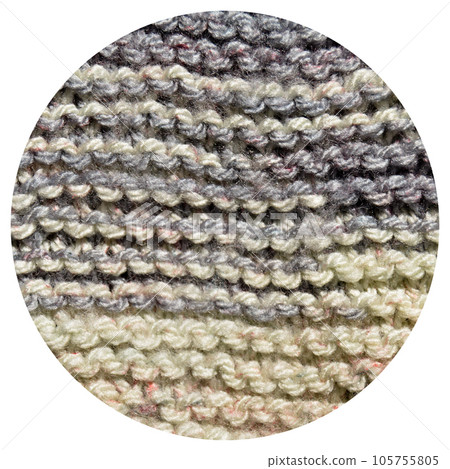 Handmade knitted fabric grey wool background texture 105755805