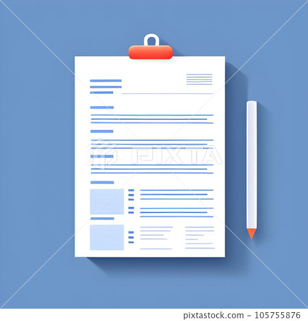 checklist paperwork and pen checklist paperwork and pen 105755876