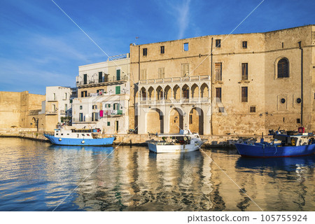 Porto Antico is the old port in Monopoli, Italy. Porto Antico is the old port in Monopoli, Italy. 105755924