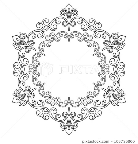 Classic Fine Pattern With Various Arabesques 105756800