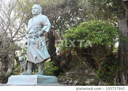 衝永良部島南州神社的西鄉隆盛雕像 衝永良部島南州神社的西鄉隆盛雕像 105757842