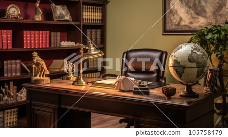 Inspiring office interior design Traditional style Generative AI AIG 31. 105758479